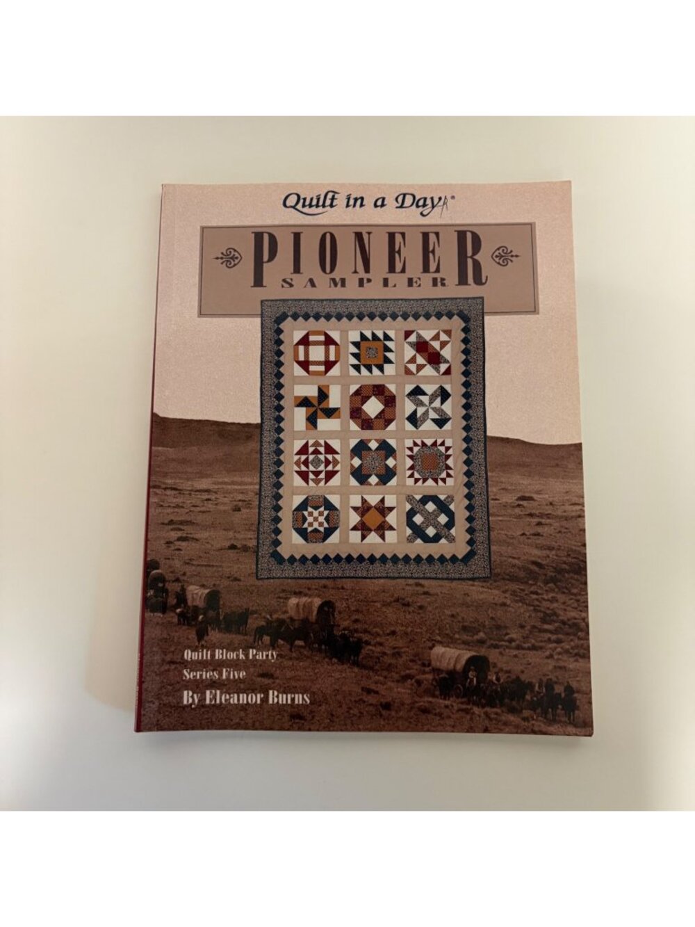 Quilt In A Day Pioneer Sampler Paperback Quilt Block Party Ser 5 Eleanor Burns